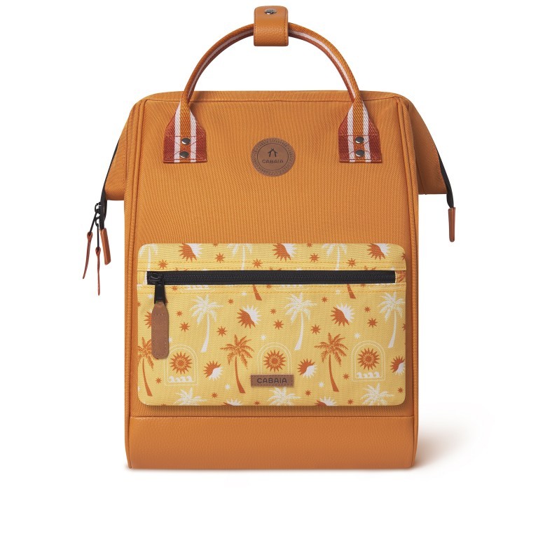 Rucksack Adventurer Medium mit zwei auswechselbaren Vortaschen Orange, Farbe: orange, Marke: Cabaia, EAN: 3701328391142, Abmessungen in cm: 27x41x16, Bild 2 von 10