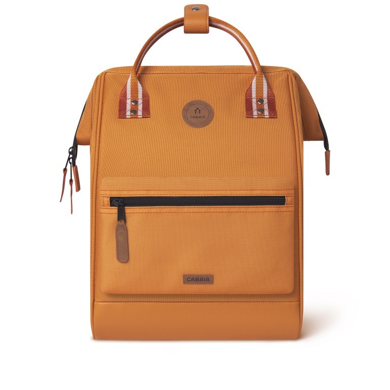 Rucksack Adventurer Medium Johannesburg mit zwei auswechselbaren Vortaschen Orange, Farbe: orange, Marke: Cabaia, EAN: 3701328391142, Abmessungen in cm: 27x41x16, Bild 3 von 10