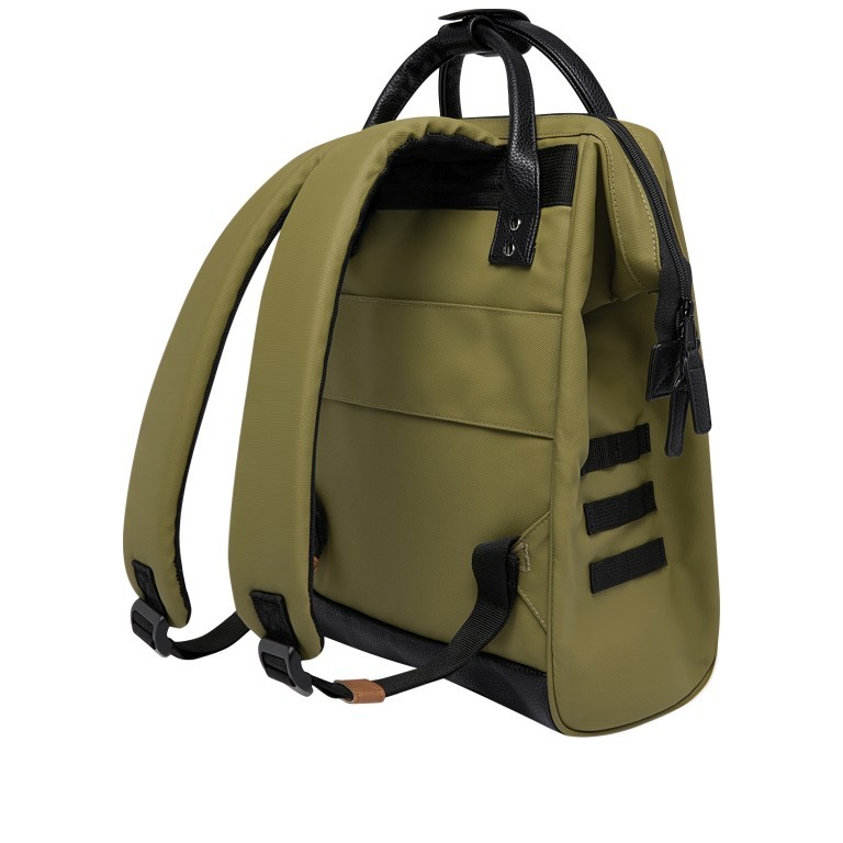 Rucksack Adventurer Medium Grenoble mit zwei auswechselbaren Vortaschen Grün, Farbe: grün/oliv, Marke: Cabaia, EAN: 3701328373445, Abmessungen in cm: 27x41x16, Bild 6 von 14