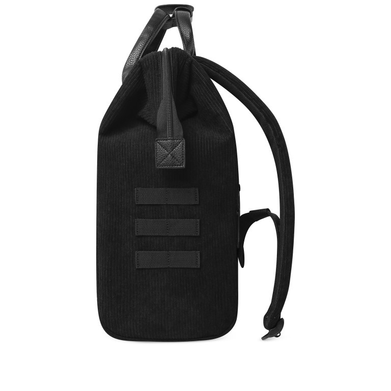 Rucksack Adventurer Medium Brighton mit zwei auswechselbaren Vortaschen Schwarz, Farbe: schwarz, Marke: Cabaia, EAN: 3701328319399, Abmessungen in cm: 27x41x16, Bild 5 von 10