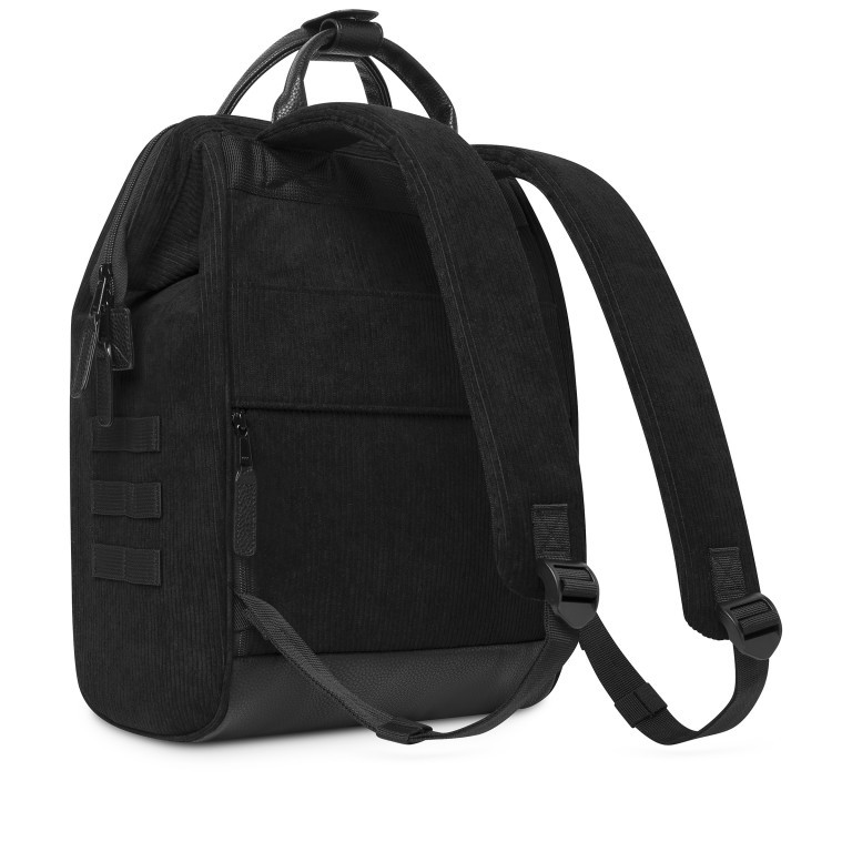 Rucksack Adventurer Medium Brighton mit zwei auswechselbaren Vortaschen Schwarz, Farbe: schwarz, Marke: Cabaia, EAN: 3701328319399, Abmessungen in cm: 27x41x16, Bild 6 von 10