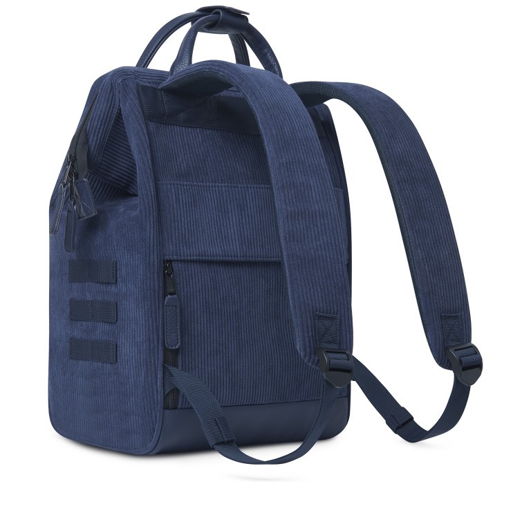 Rucksack Adventurer Medium Indianapolis mit zwei auswechselbaren Vortaschen Dunkelblau, Farbe: blau/petrol, Marke: Cabaia, EAN: 3701328389767, Abmessungen in cm: 27x41x16, Bild 6 von 10