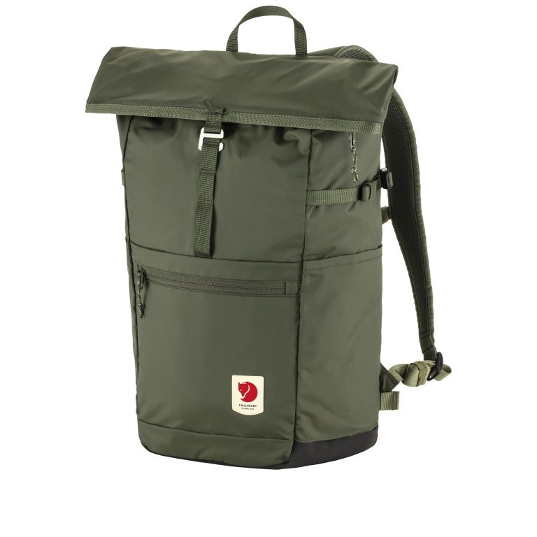 Rucksack High Coast Foldsack Volumen 24 Liter Mountain Green, Farbe: grün/oliv, Marke: Fjällräven, EAN: 7323451061844, Abmessungen in cm: 26x45x20, Bild 2 von 11