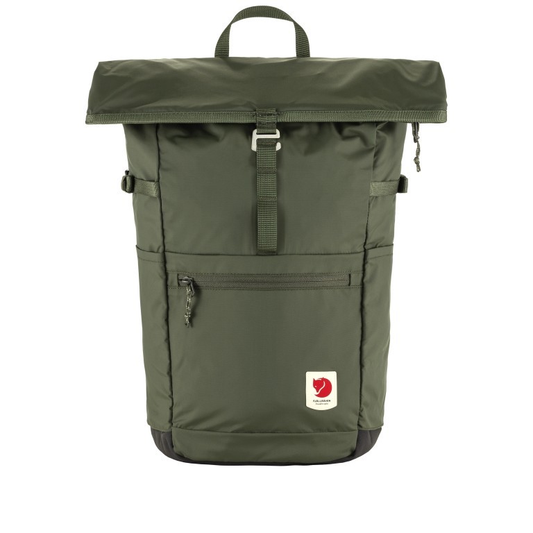 Rucksack High Coast Foldsack Volumen 24 Liter Mountain Green, Farbe: grün/oliv, Marke: Fjällräven, EAN: 7323451061844, Abmessungen in cm: 26x45x20, Bild 1 von 11