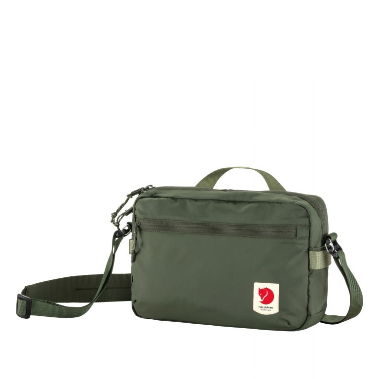 Umhängetasche / Gürteltasche High Coast Crossbody Mountain Green, Farbe: grün/oliv, Marke: Fjällräven, EAN: 7323451061899, Abmessungen in cm: 24x16x7, Bild 2 von 8