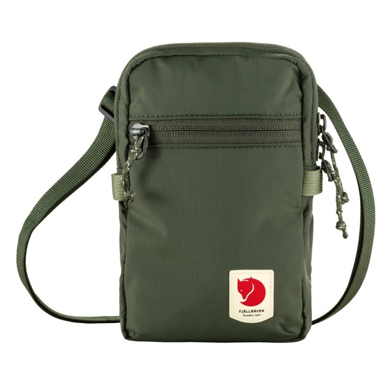 Umhängetasche / Gürteltasche High Coast Pocket Mountain Green, Farbe: grün/oliv, Marke: Fjällräven, EAN: 7323451061875, Abmessungen in cm: 11x17x4, Bild 1 von 12