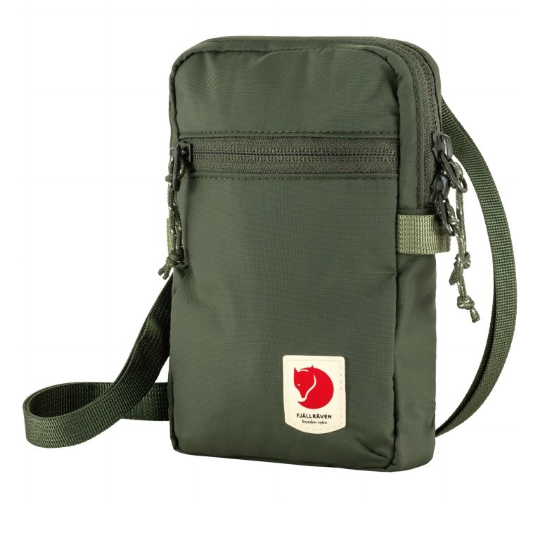 Umhängetasche / Gürteltasche High Coast Pocket Mountain Green, Farbe: grün/oliv, Marke: Fjällräven, EAN: 7323451061875, Abmessungen in cm: 11x17x4, Bild 2 von 12