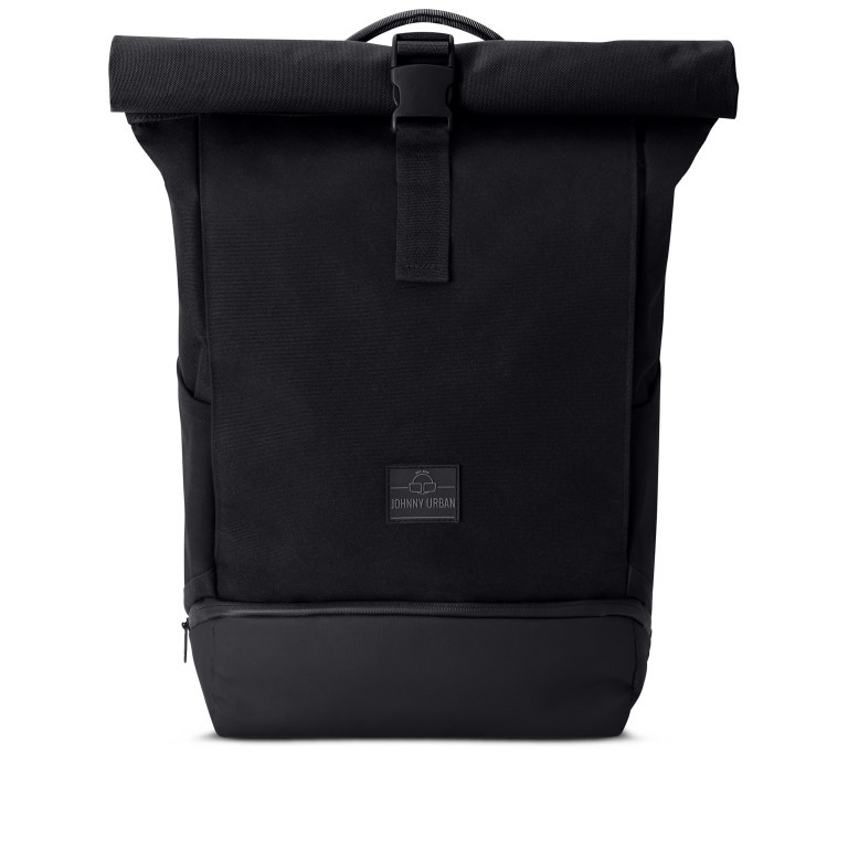 Rucksack Eco Series Allen Medium erweiterbar Schwarz, Farbe: schwarz, Marke: Johnny Urban, EAN: 4260641582709, Abmessungen in cm: 28.5x40.5x13, Bild 1 von 8