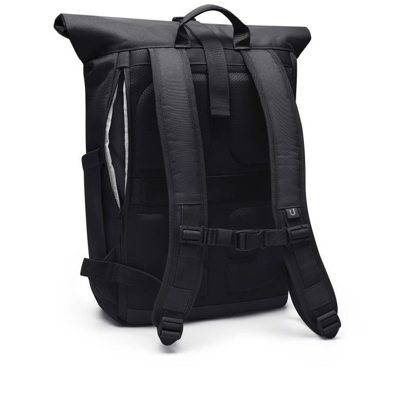 Rucksack Eco Series Allen Medium erweiterbar Schwarz, Farbe: schwarz, Marke: Johnny Urban, EAN: 4260641582709, Abmessungen in cm: 28.5x40.5x13, Bild 3 von 15