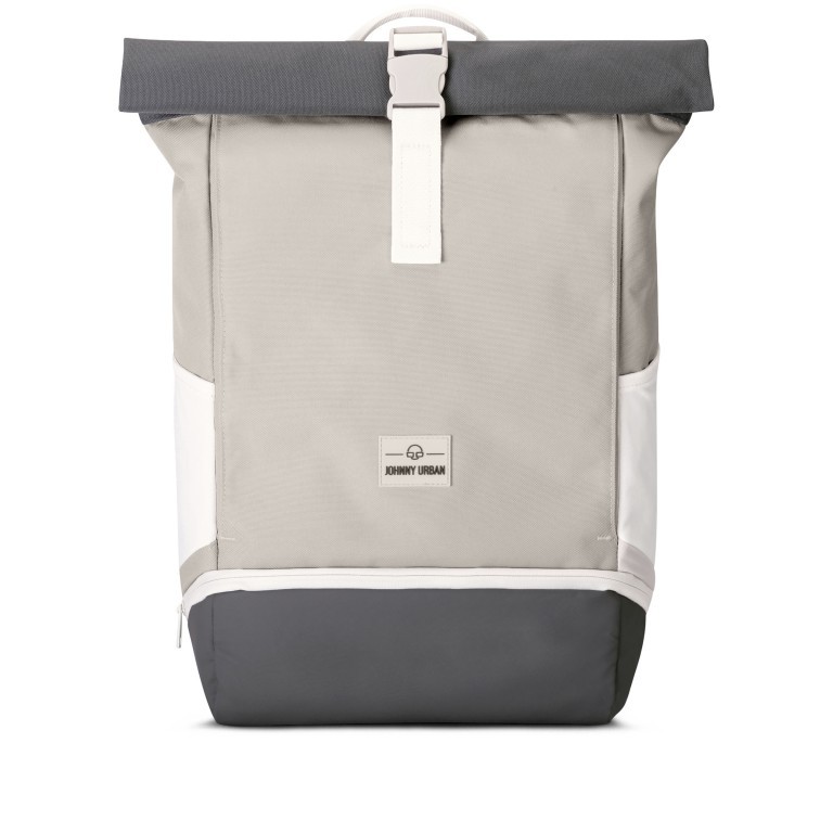 Rucksack Eco Series Allen Medium erweiterbar Sand Grau, Farbe: grau, Marke: Johnny Urban, EAN: 4260641584338, Abmessungen in cm: 28.5x40.5x13, Bild 1 von 8