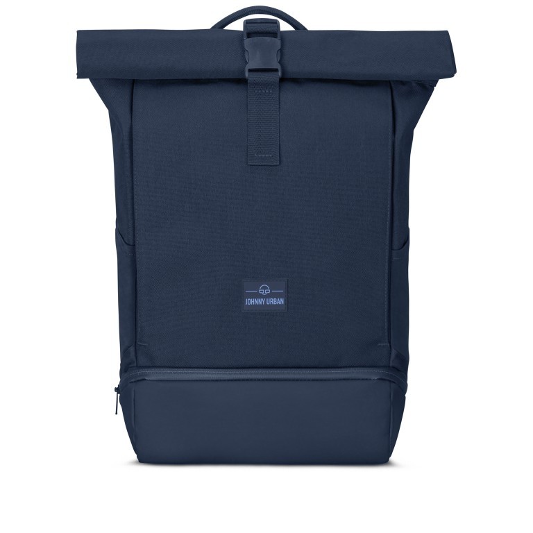 Rucksack Eco Series Allen Medium erweiterbar Dunkelblau, Farbe: blau/petrol, Marke: Johnny Urban, EAN: 4260641585595, Abmessungen in cm: 28.5x40.5x13, Bild 1 von 8