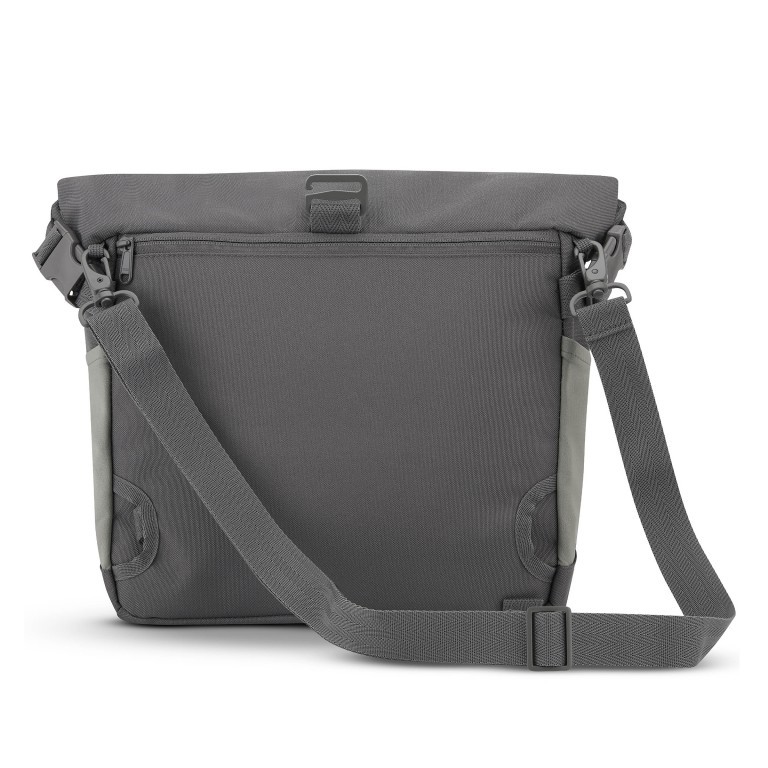 Kuriertasche Eco Series Dylan erweiterbar Dunkelgrau, Farbe: grau, Marke: Johnny Urban, EAN: 4260641587230, Abmessungen in cm: 25.5x30x9.5, Bild 3 von 7