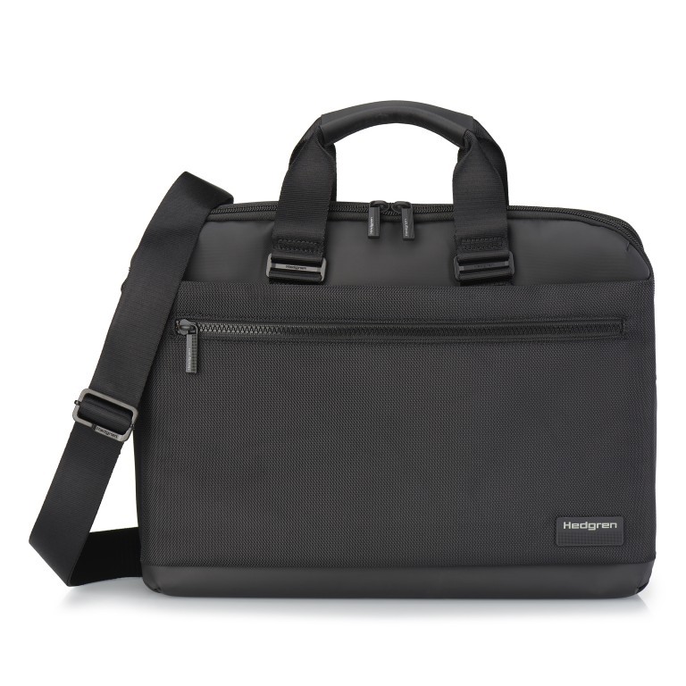 Aktentasche Next Byte Black, Farbe: schwarz, Marke: Hedgren, EAN: 5413507137134, Abmessungen in cm: 39x30x13, Bild 1 von 8