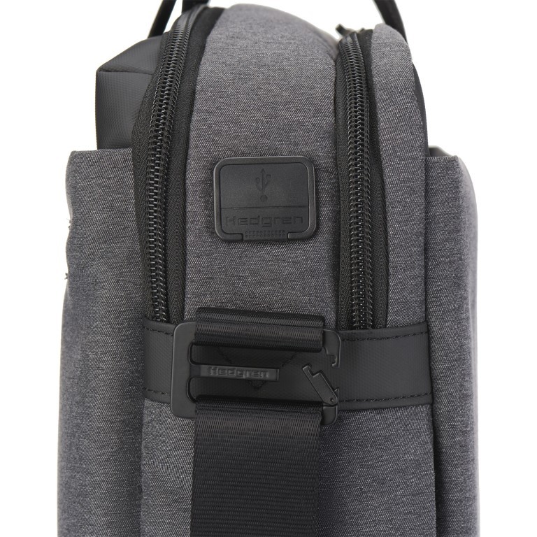 Aktentasche Next Byte Stylish Grey, Farbe: grau, Marke: Hedgren, EAN: 5413507137141, Abmessungen in cm: 39x30x13, Bild 8 von 8