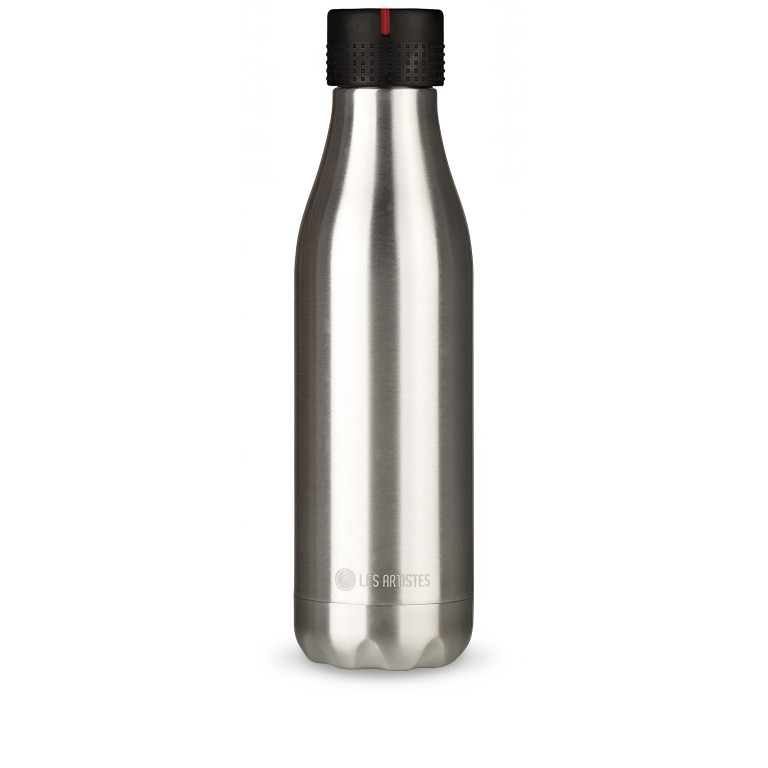 Trinkflasche Timeless Volumen 500 ml Silber, Farbe: metallic, Marke: Les Artistes, EAN: 3614300019609, Bild 1 von 1