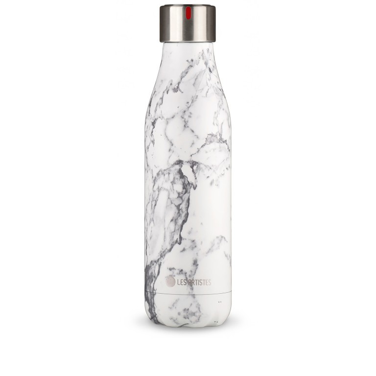 Trinkflasche Urban Marble Volumen 500 ml White, Farbe: weiß, Marke: Les Artistes, EAN: 3614300081385, Bild 1 von 1