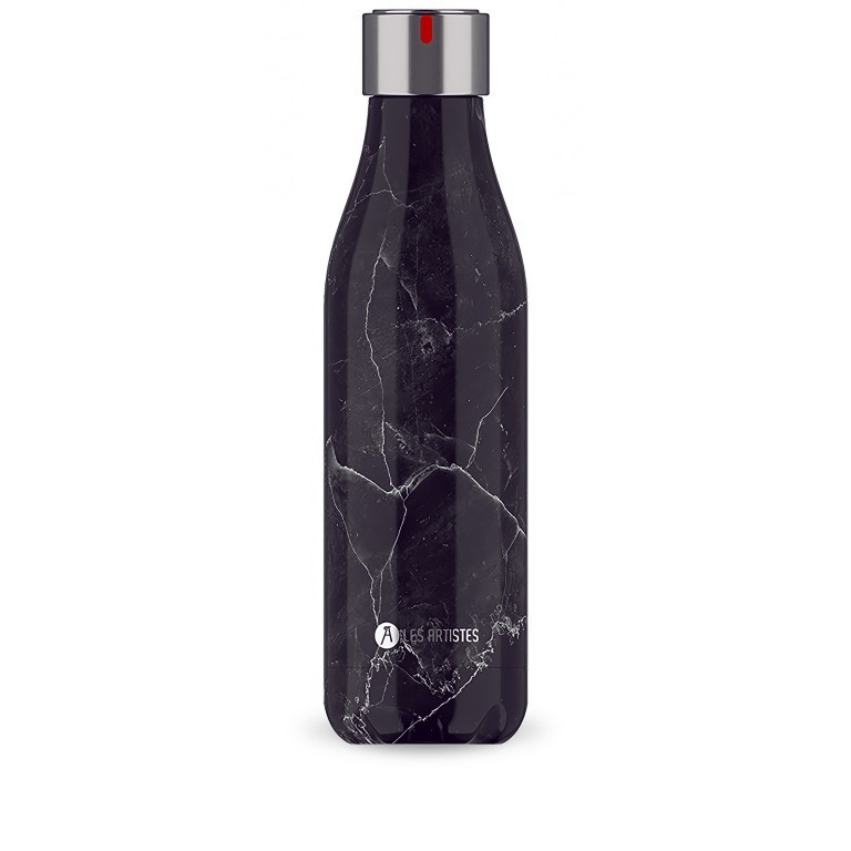 Trinkflasche Urban Marble Volumen 500 ml Black, Farbe: schwarz, Marke: Les Artistes, EAN: 3614300025556, Bild 1 von 1