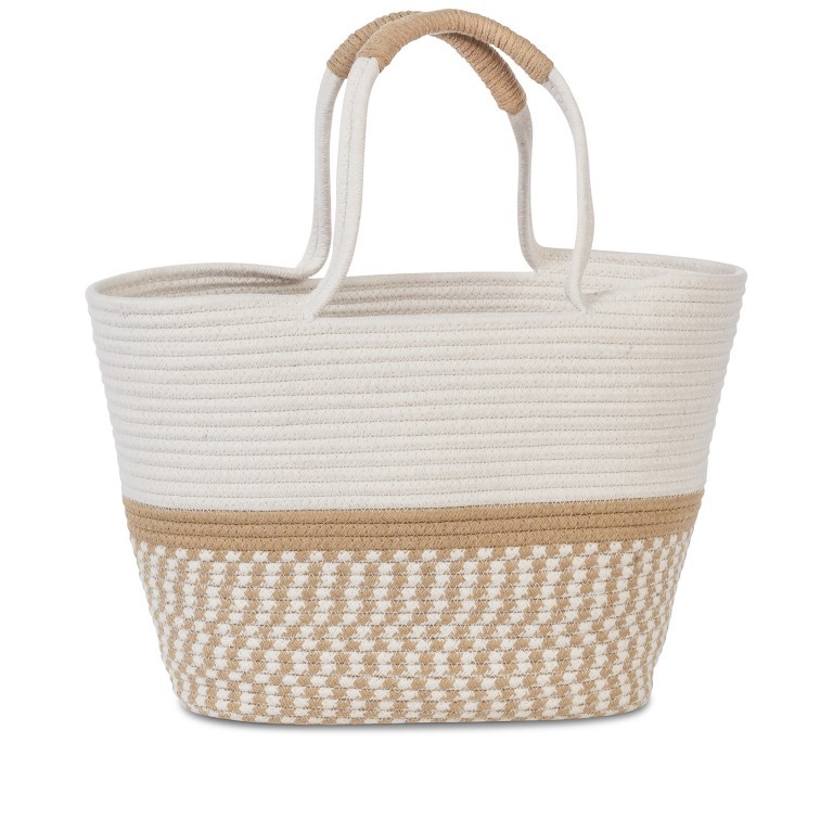 Korbtasche Weiß Natur, Farbe: beige, Marke: Fabrizio, EAN: 4066237022822, Bild 1 von 1