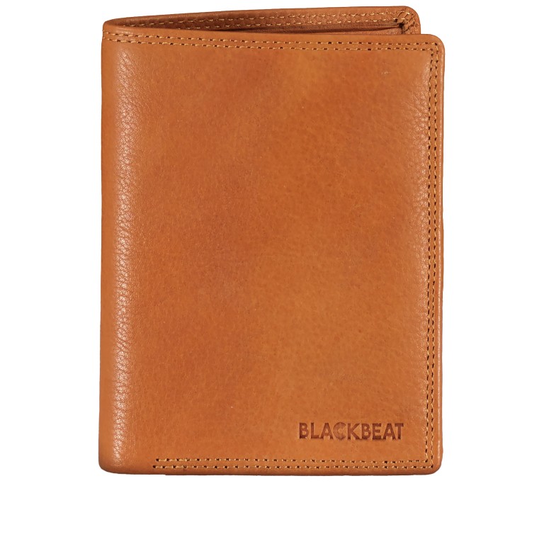 Geldbörse Kanada mit RFID-Schutz Cognac, Farbe: cognac, Marke: Blackbeat, EAN: 4066727004796, Abmessungen in cm: 10x13x2, Bild 1 von 5