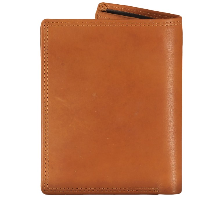 Geldbörse Kanada mit RFID-Schutz Cognac, Farbe: cognac, Marke: Blackbeat, EAN: 4066727004802, Abmessungen in cm: 9.5x12.5x3, Bild 3 von 5