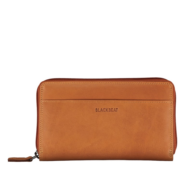 Geldbörse Kanada mit RFID-Schutz Cognac, Farbe: cognac, Marke: Blackbeat, EAN: 4066727004840, Abmessungen in cm: 19x11x2.5, Bild 1 von 4