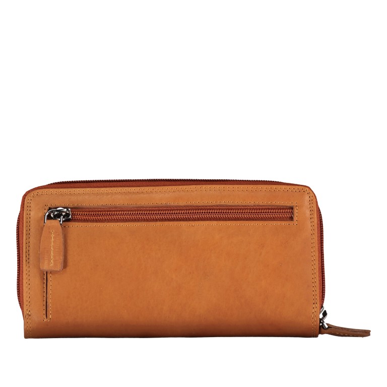 Geldbörse Kanada mit RFID-Schutz Cognac, Farbe: cognac, Marke: Blackbeat, EAN: 4066727004857, Abmessungen in cm: 20x10x3, Bild 3 von 5