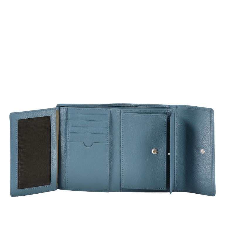 Geldbörse Lantea Cosma MH10F Midblue, Farbe: blau/petrol, Marke: Joop!, EAN: 4048835217763, Abmessungen in cm: 14x10x3, Bild 5 von 5