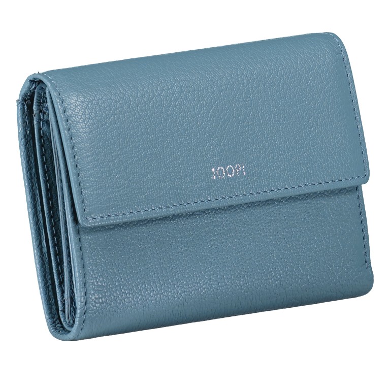 Geldbörse Lantea Cosma MH10F Midblue, Farbe: blau/petrol, Marke: Joop!, EAN: 4048835217763, Abmessungen in cm: 14x10x3, Bild 2 von 5