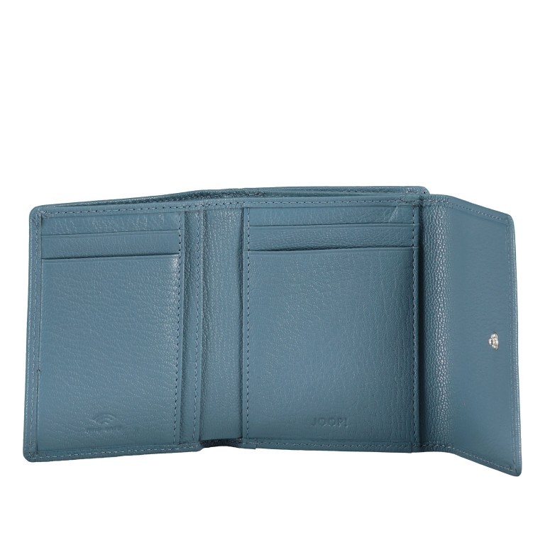 Geldbörse Lantea Simona SH4F Midblue, Farbe: blau/petrol, Marke: Joop!, EAN: 4048835217855, Abmessungen in cm: 11x9.3x3, Bild 4 von 5