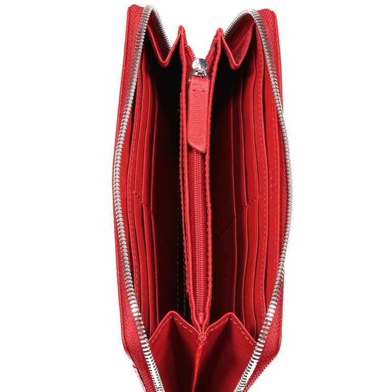 Geldbörse Lantea Yura LH10Z Samba, Farbe: rot/weinrot, Marke: Joop!, EAN: 4048835217787, Abmessungen in cm: 19x10.5x2, Bild 5 von 5