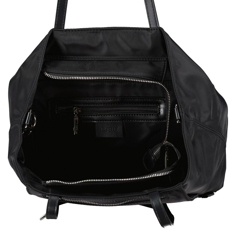 Shopper Myrna Black, Farbe: schwarz, Marke: Rebelle, EAN: 8058189275179, Abmessungen in cm: 28x27x13.5, Bild 7 von 8