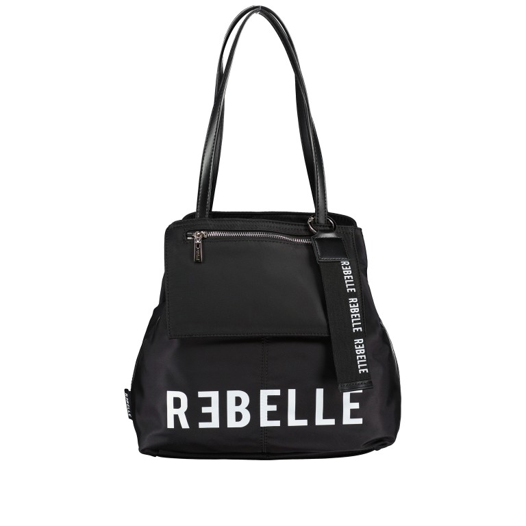 Shopper Myrna Black, Farbe: schwarz, Marke: Rebelle, EAN: 8058189275179, Abmessungen in cm: 28x27x13.5, Bild 8 von 8