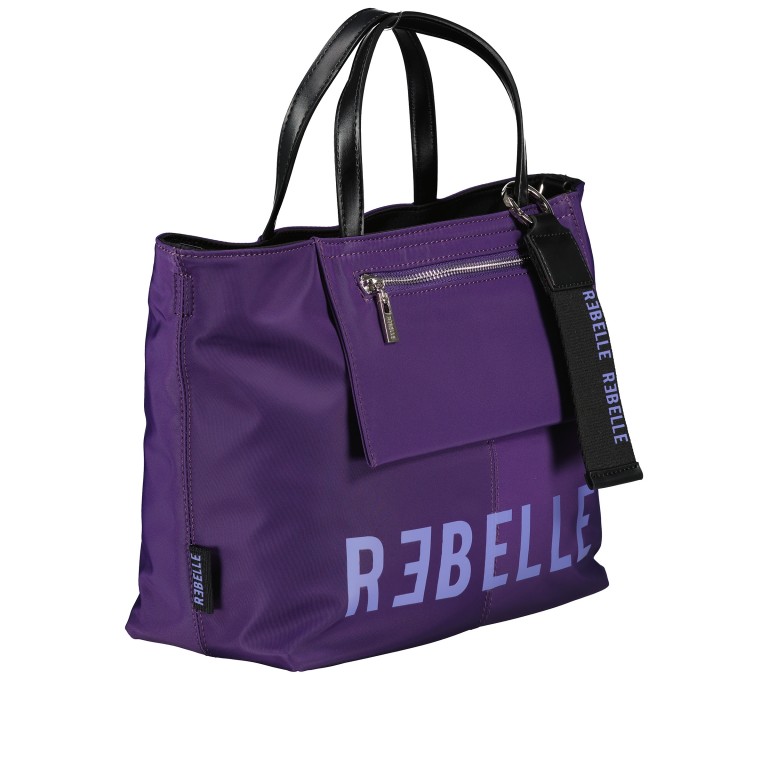 Handtasche Isobel Plum, Farbe: flieder/lila, Marke: Rebelle, EAN: 8058189275186, Abmessungen in cm: 27x23x12, Bild 2 von 8