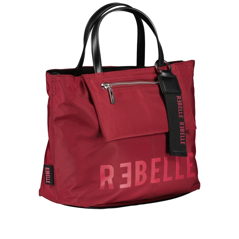 Handtasche Isobel Beet, Farbe: rot/weinrot, Marke: Rebelle, EAN: 8058189275230, Abmessungen in cm: 27x23x12, Bild 2 von 8