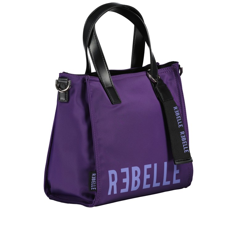 Handtasche Poppy Plum, Farbe: flieder/lila, Marke: Rebelle, EAN: 8058189276367, Abmessungen in cm: 26.5x22x14, Bild 2 von 7