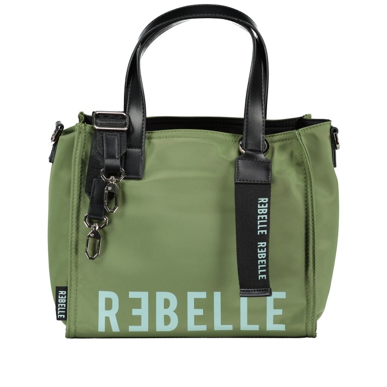 Handtasche Poppy Pistachio, Farbe: grün/oliv, Marke: Rebelle, EAN: 8058189276374, Abmessungen in cm: 26.5x22x14, Bild 1 von 7