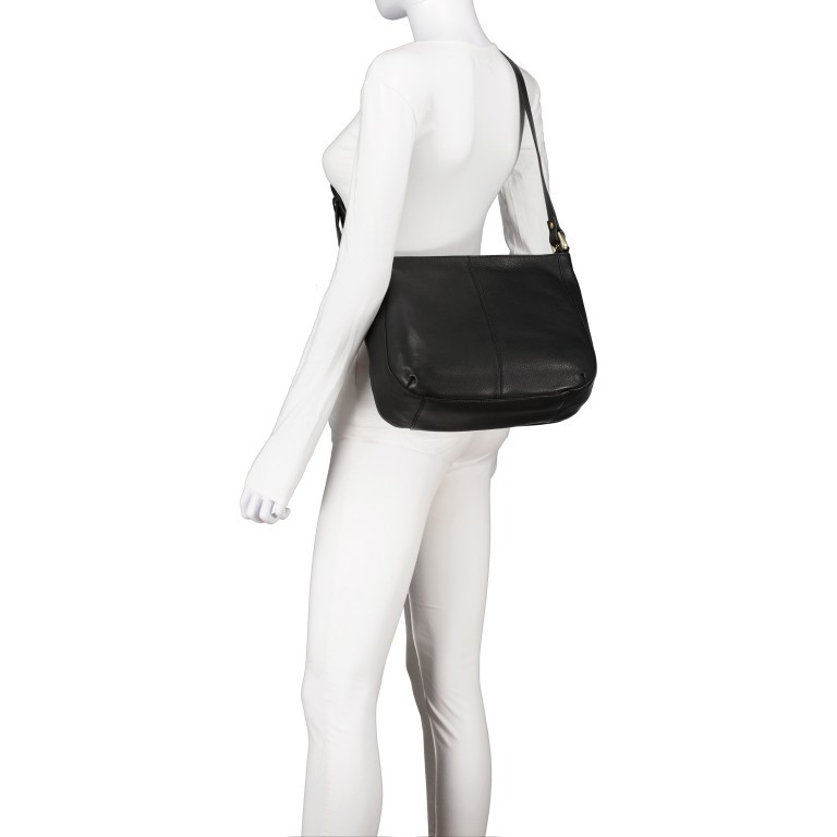 Umhängetasche Sorano Ulia Black, Farbe: schwarz, Marke: Adax, EAN: 5705483256757, Abmessungen in cm: 33x31x16, Bild 5 von 6