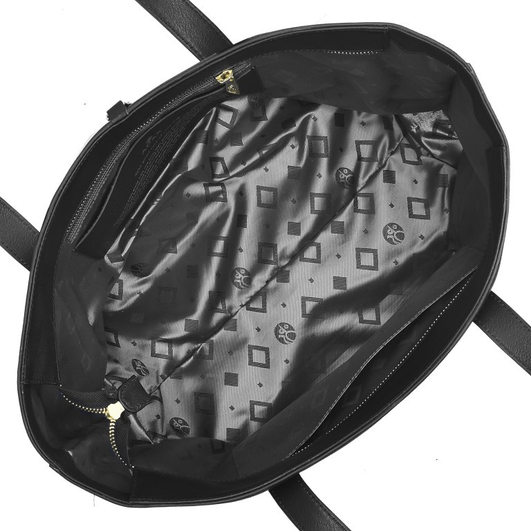 Shopper Sorano Esarosa Black, Farbe: schwarz, Marke: Adax, EAN: 5705483256771, Abmessungen in cm: 34x26x16.5, Bild 5 von 5
