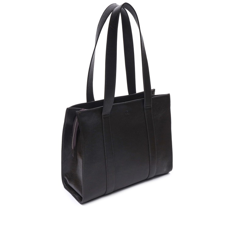 Shopper Cormorano Evie Dark Brown, Farbe: braun, Marke: Adax, EAN: 5705483262918, Abmessungen in cm: 36.5x28.5x15, Bild 2 von 5