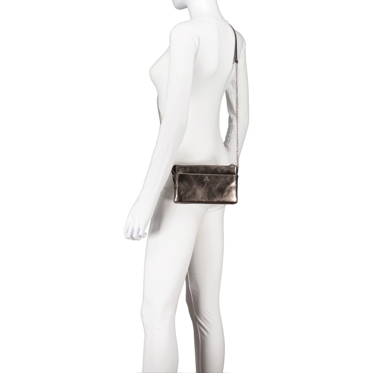 Umhängetasche / Clutch Cormorano Nicole Grafit, Farbe: grau, Marke: Adax, EAN: 5705483260679, Abmessungen in cm: 20x12x4.5, Bild 5 von 6