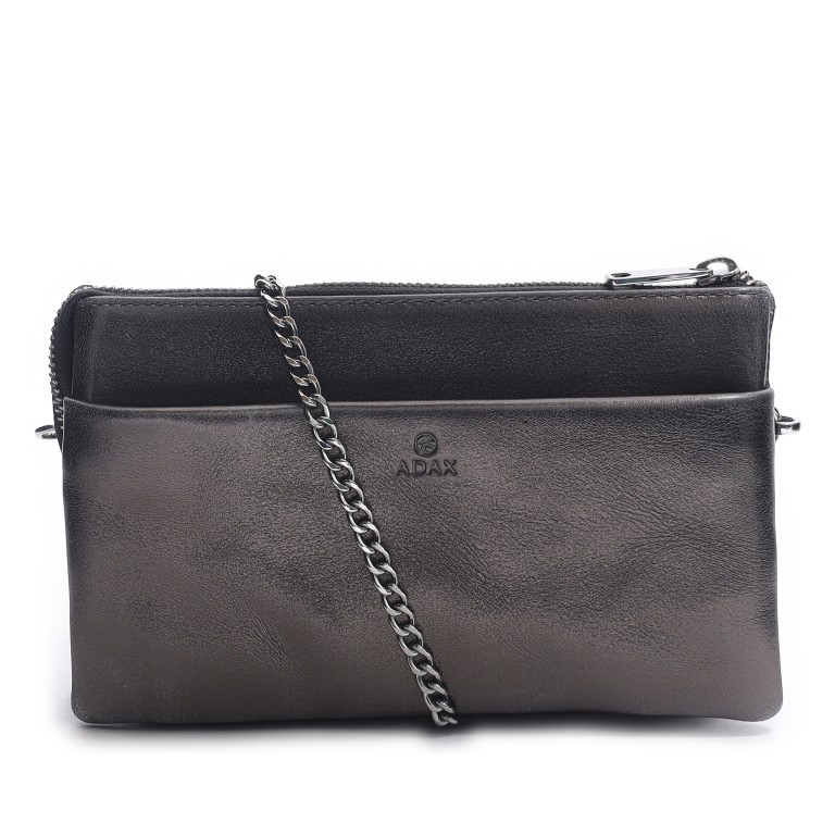 Umhängetasche / Clutch Cormorano Nicole Grafit, Farbe: grau, Marke: Adax, EAN: 5705483260679, Abmessungen in cm: 20x12x4.5, Bild 1 von 6