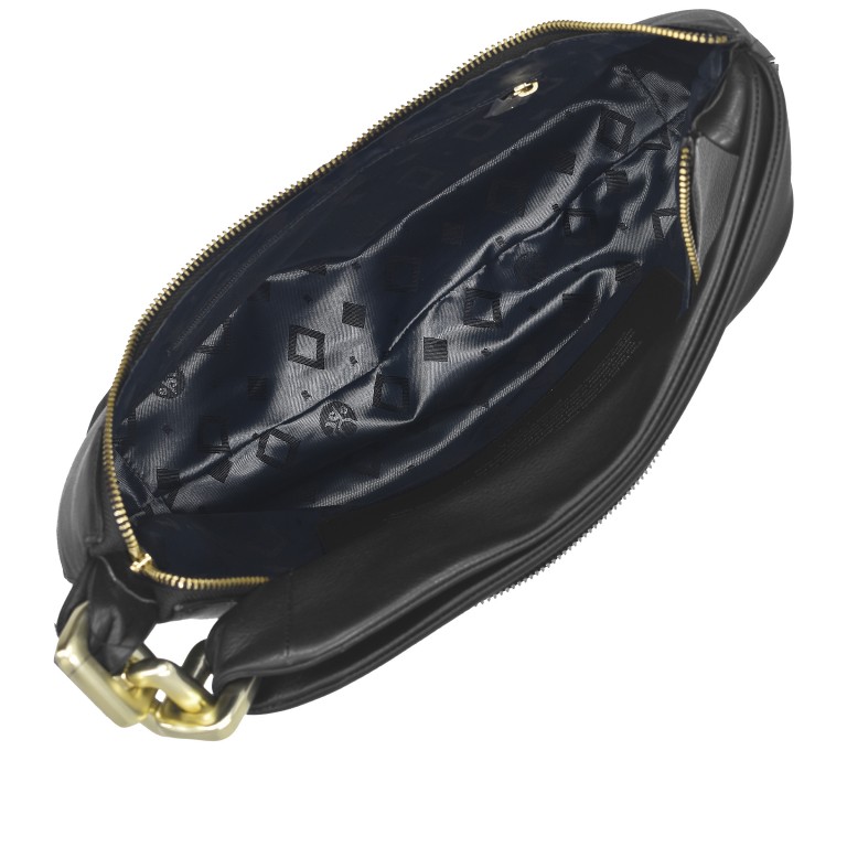 Beuteltasche Sorano Maise Black, Farbe: schwarz, Marke: Adax, EAN: 5705483260839, Abmessungen in cm: 34x30x13, Bild 6 von 6