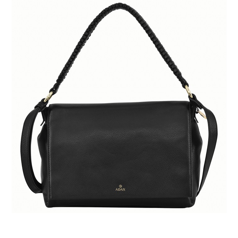 Umhängetasche Sorano Claudia Black, Farbe: schwarz, Marke: Adax, EAN: 5705483265346, Abmessungen in cm: 27x22x13, Bild 1 von 10