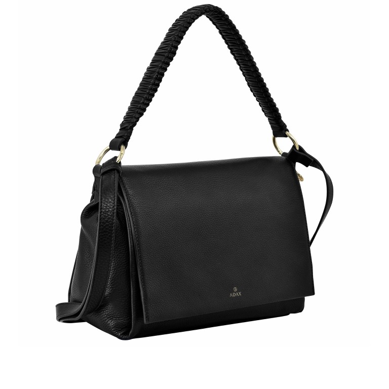 Umhängetasche Sorano Claudia Black, Farbe: schwarz, Marke: Adax, EAN: 5705483265346, Abmessungen in cm: 27x22x13, Bild 2 von 10