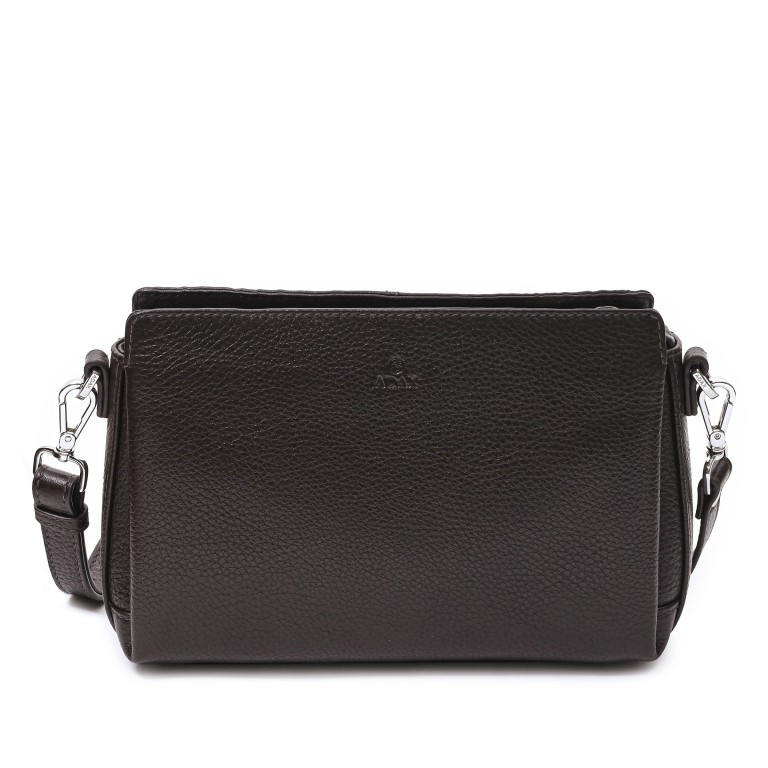 Umhängetasche Cormorano Dea Dark Brown, Farbe: braun, Marke: Adax, EAN: 5705483222554, Abmessungen in cm: 24x16x8, Bild 1 von 7