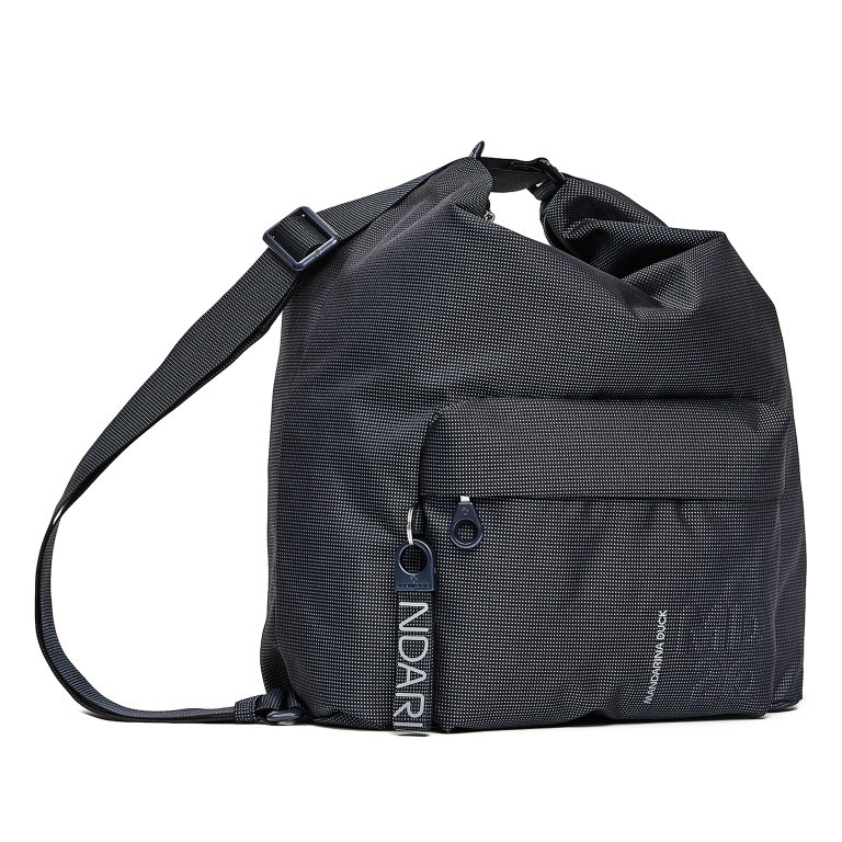 Rucksack MD20 QMT09 auch als Tasche tragbar Scarab, Farbe: blau/petrol, Marke: Mandarina Duck, EAN: 8032803832863, Abmessungen in cm: 32x38x14, Bild 4 von 10