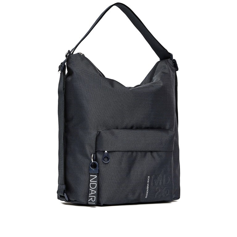 Rucksack MD20 QMT09 auch als Tasche tragbar Scarab, Farbe: blau/petrol, Marke: Mandarina Duck, EAN: 8032803832863, Abmessungen in cm: 32x38x14, Bild 2 von 10