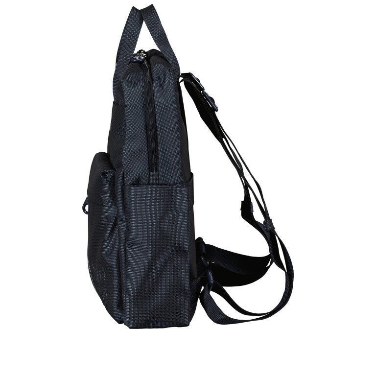 Rucksack MD20 QMT17 Scarab, Farbe: blau/petrol, Marke: Mandarina Duck, EAN: 8032803833150, Abmessungen in cm: 26x37x12, Bild 4 von 8