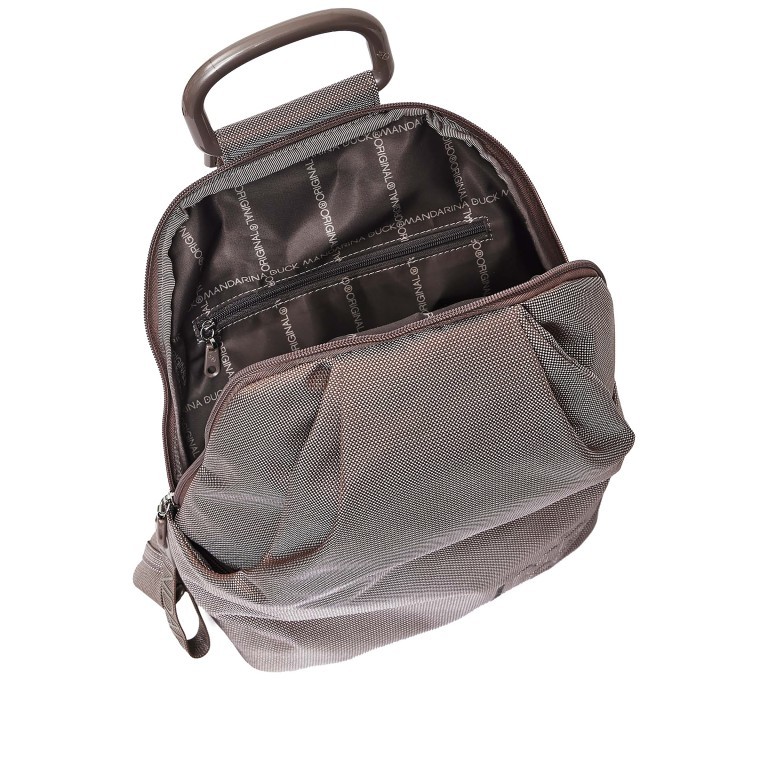 Rucksack MD20 QMT39 Taupe, Farbe: taupe/khaki, Marke: Mandarina Duck, EAN: 8032803834393, Abmessungen in cm: 26x35x10, Bild 6 von 6