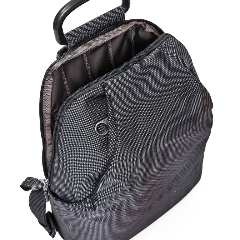 Rucksack MD20 QMT39 Steel, Farbe: grau, Marke: Mandarina Duck, EAN: 8032803834423, Abmessungen in cm: 26x35x10, Bild 6 von 6